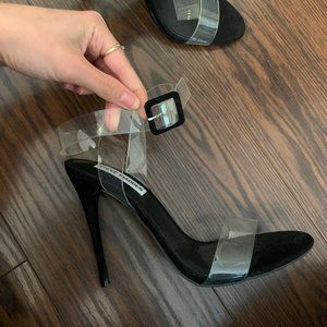 Steve Madden Clear Stilettos